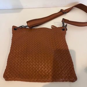 Carmel weave tote purse